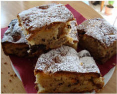 torta di mele e cioccolata